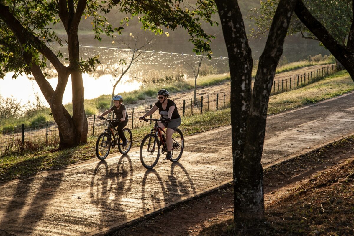 escapade en famille à vélo