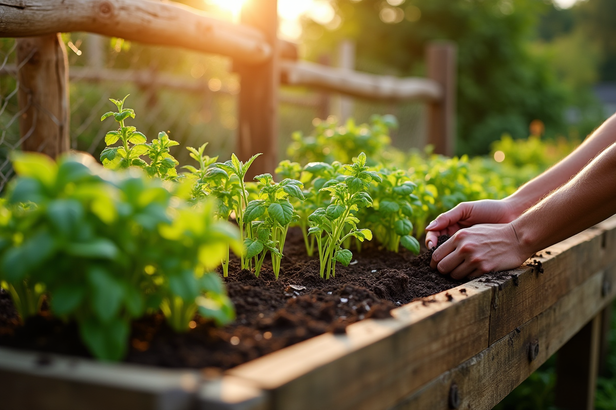 carré potager